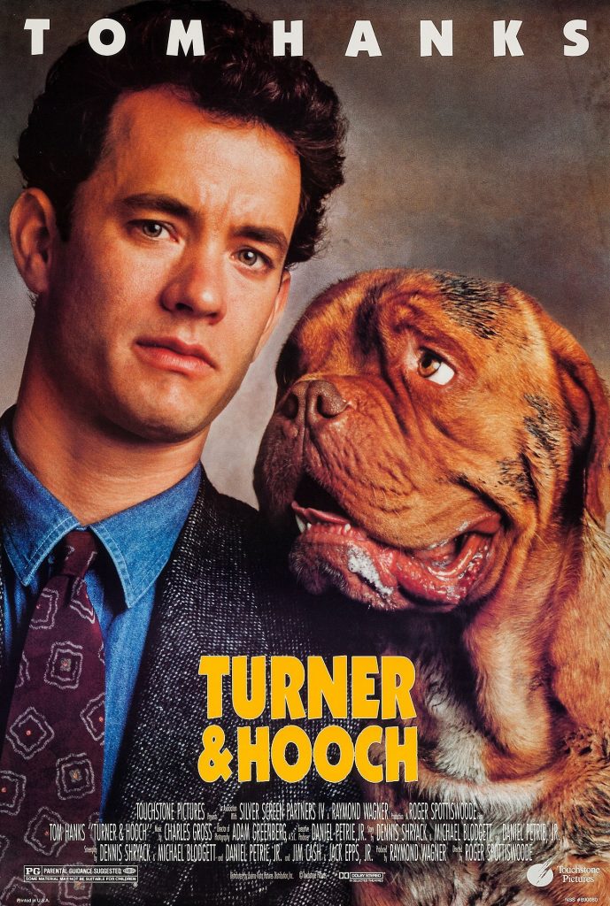 turner and hooch movie with tom hanks and beasley the dogue de bordeaux